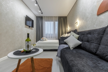 Новые апартаменты в центре в элитном комплексе с собственной террасой.