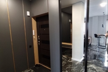 Квартира студия с качелью